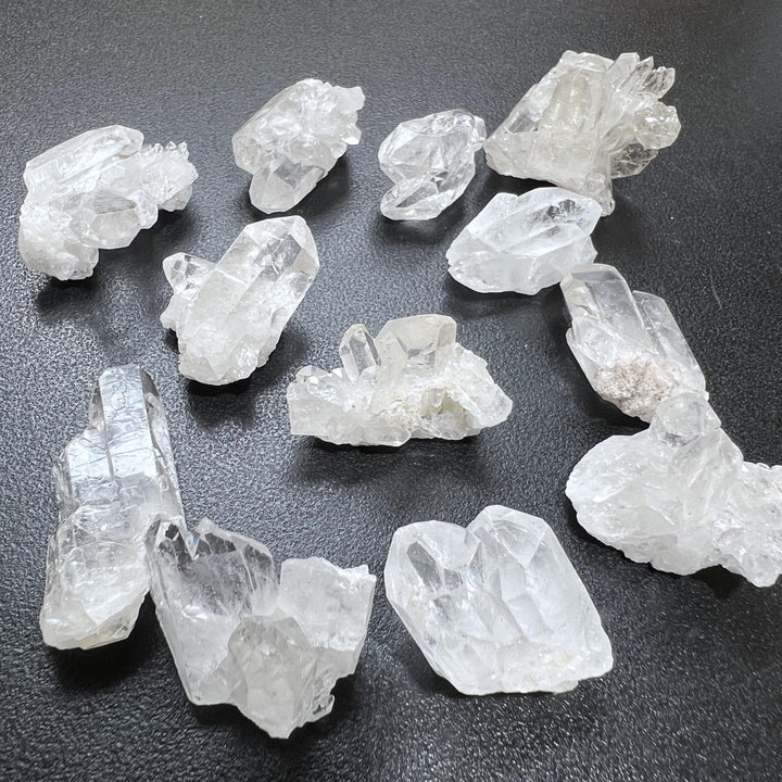 Small Clear Quartz Crystal Clusters (1-2 Inch) Rough