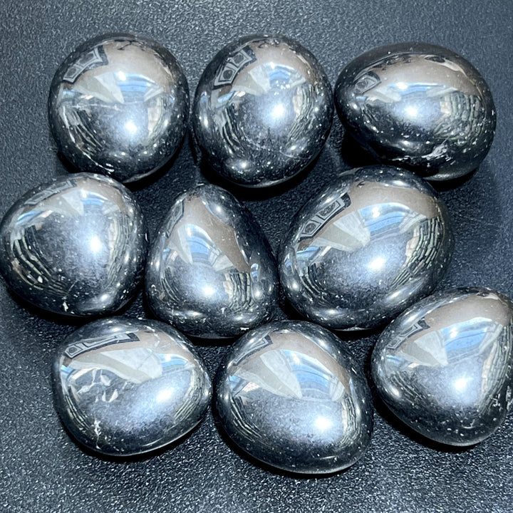 Large Silver Silicon Metaloid Terahertz Crystal Tumbled Stones (By The Piece Or Pound)