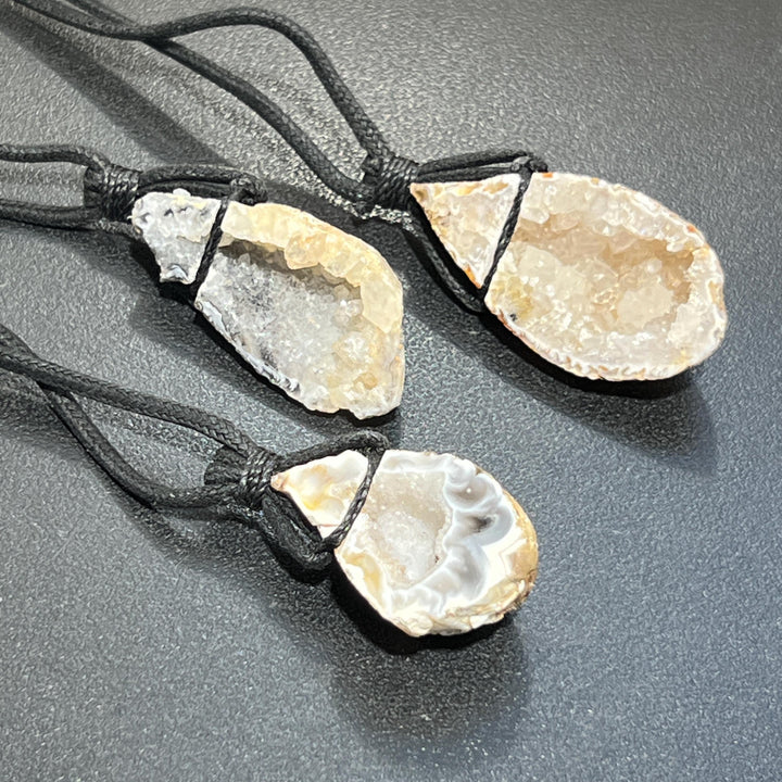 Oco Goede Crystal Necklace (24 Inch Black Cord) Gemstone Jewelry Pendant Supply