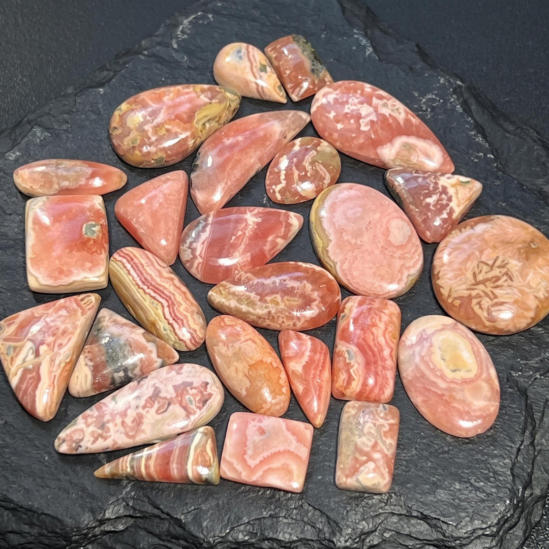 Rhodochrosite Cabochons (By The Piece or Gram)