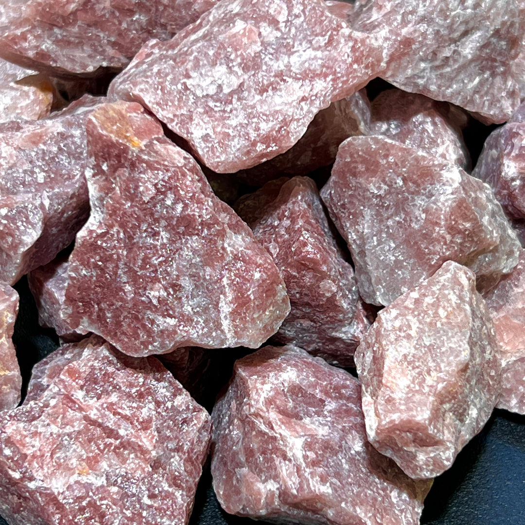 Morganite Quartz Rough (1/2 lb)(8 oz) Half Pound Bulk Wholesale Lot Raw Gemstones Healing Crystals And Stones