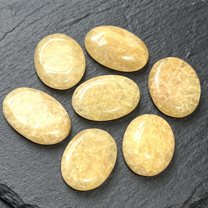 Limonite Quartz Crystal Cabochons (By The Piece or Gram)