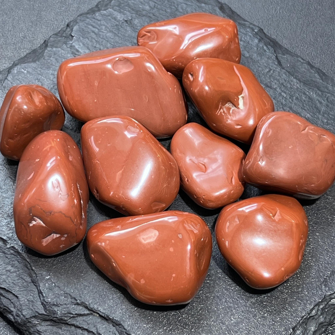 Large Red Jasper Tumbled Stones (By The Piece Or Pound)