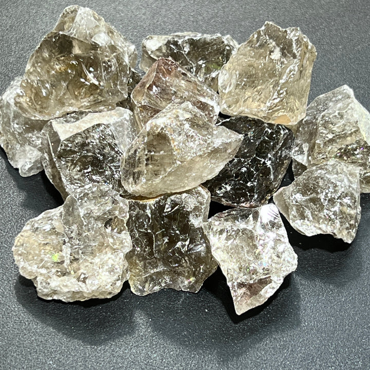 Smoky Quartz Crystal Rough (3 Pcs) Raw Natural Gemstones Healing Crystals And Stones