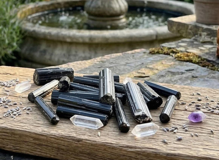 Extra Quality Trigonal Black Tourmaline Crystals (Select Your Size)