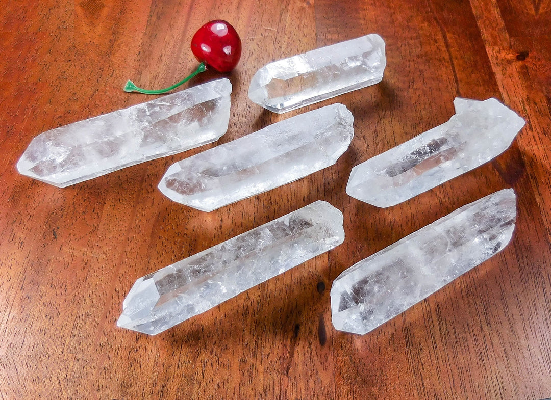 Large Clear Quartz Crystal Point, Rough Raw Gemstone Display Piece