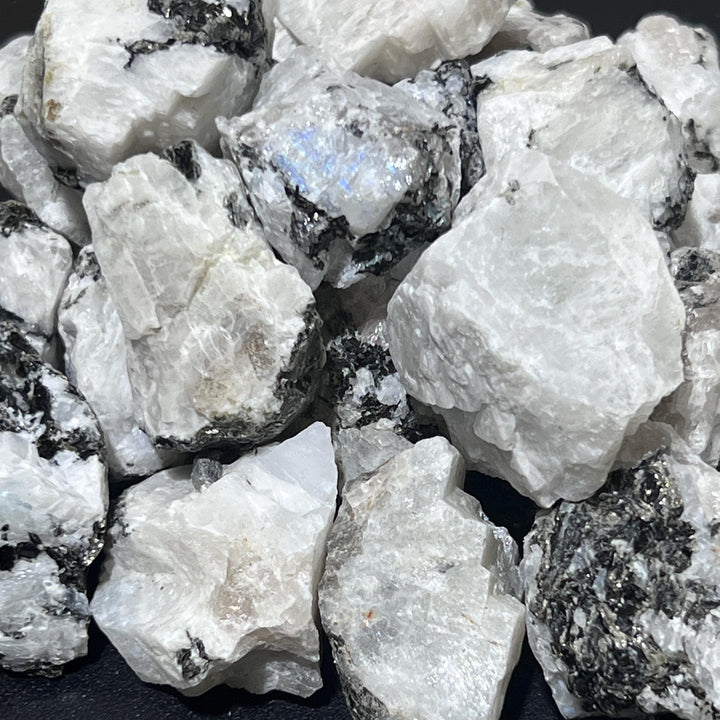 Rainbow Moonstone Rough Stones (By The Piece or Pound)