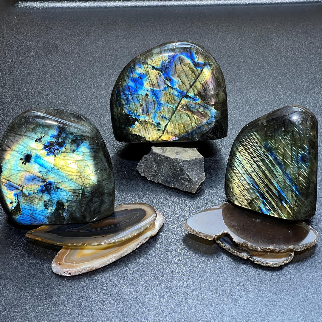 Labradorite Crystal Freeform Tower Polished Carving