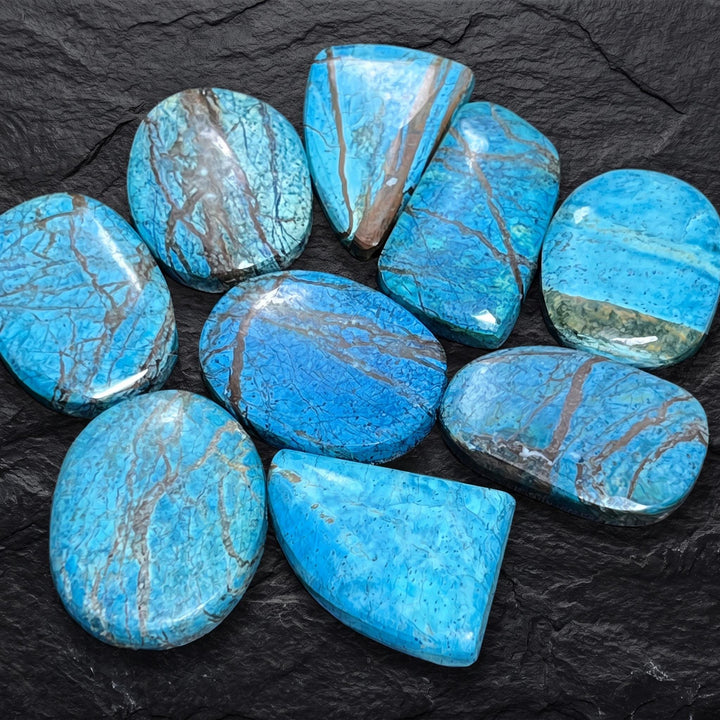 Azurite Cabochons (By The Piece or Gram)