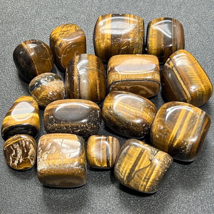 Tigers Eye Tumbled Stones (By The Piece or Pound)