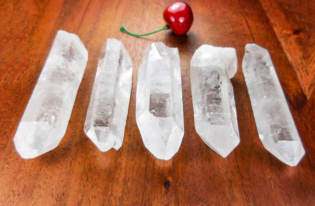 Large Clear Quartz Crystal Point, Rough Raw Gemstone Display Piece