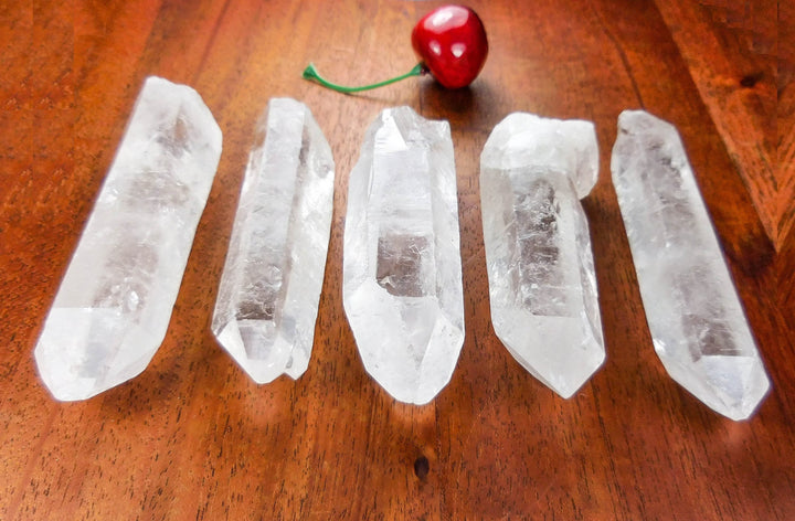 Large Clear Quartz Crystal Point, Rough Raw Gemstone Display Piece