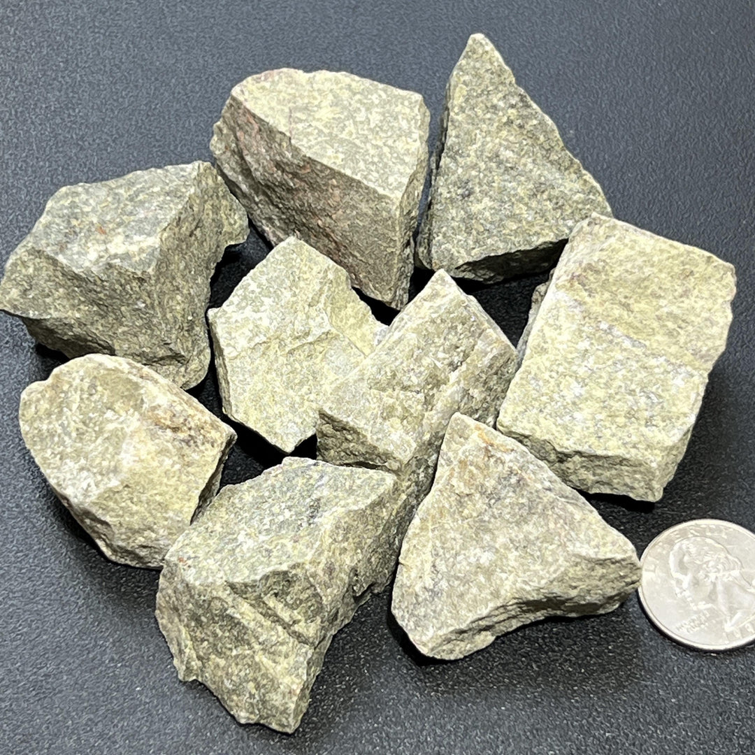 Green Vesuvianite Vesonite Rough Raw Stones (By The Piece or Pound)