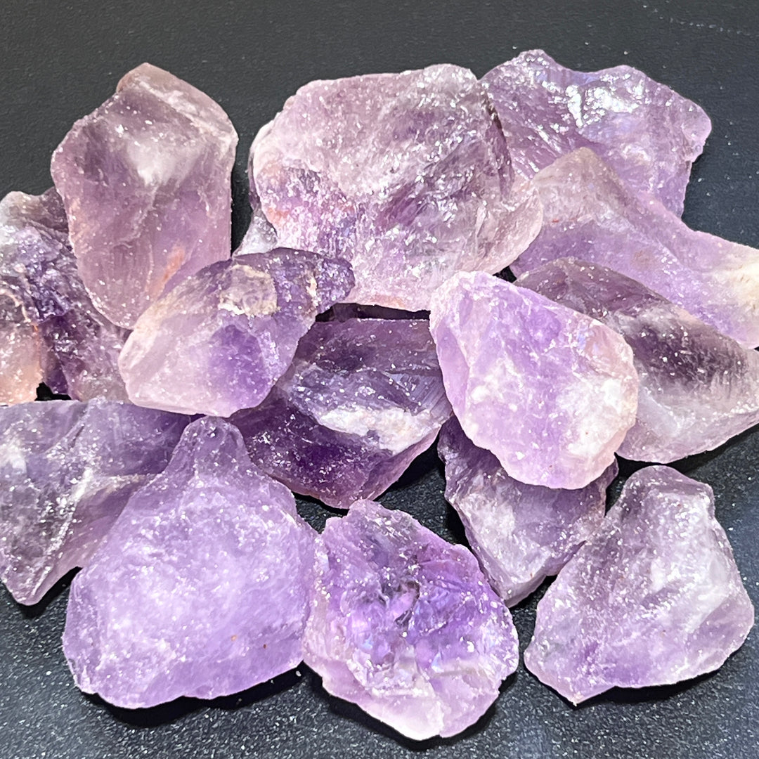 Amethyst Crystal Rough (1 LB) One Pound Bulk Wholesale Lot Raw Natural Gemstones Healing Crystals And Stones