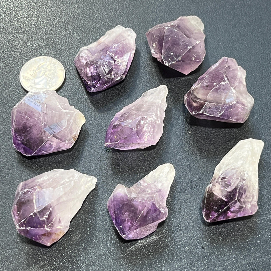 Large Purple Amethyst Crystal Points Rough