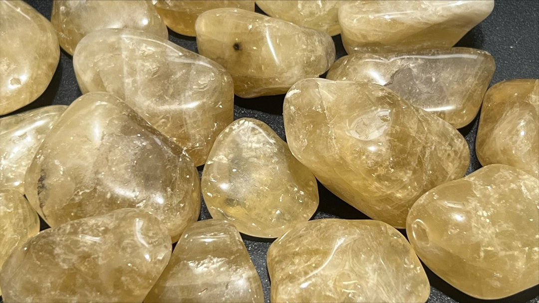 Bulk Wholesale Lot 1 Kilo ( 2.2 LBs ) Natural Untreated Citrine Tumbled Polished Stones Authentic Gemstones Crystals