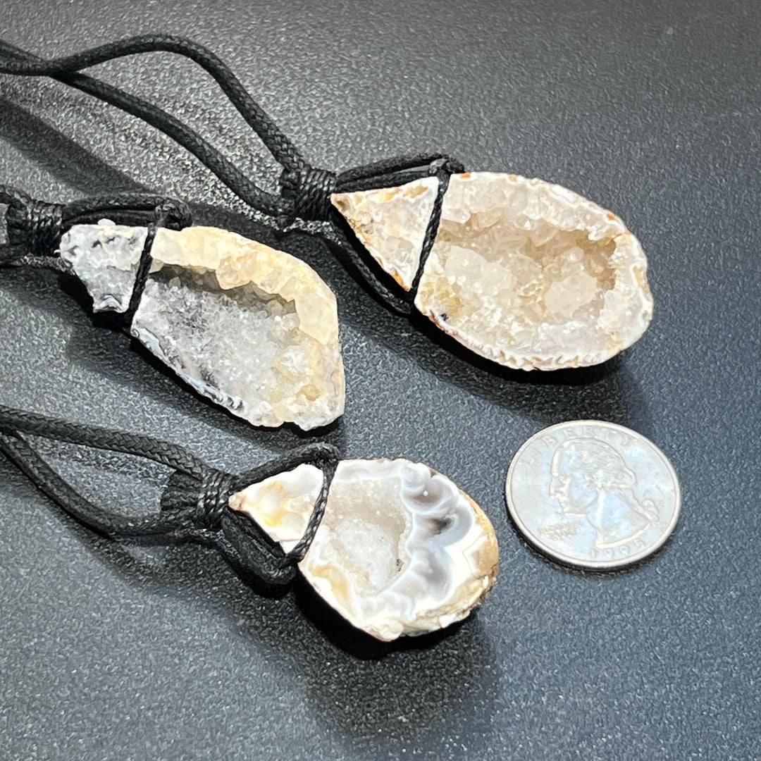 Oco Goede Crystal Necklace (24 Inch Black Cord) Gemstone Jewelry Pendant Supply