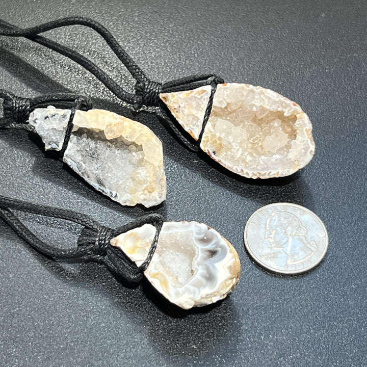 Oco Goede Crystal Necklace (24 Inch Black Cord) Gemstone Jewelry Pendant Supply