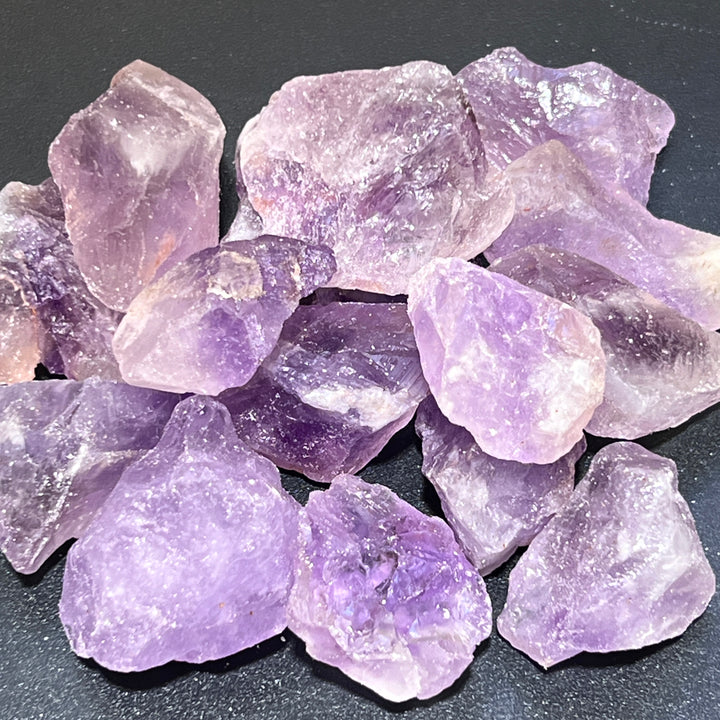 Amethyst Crystal Rough (1/2 lb)(8 oz) Half Pound Bulk Wholesale Lot Raw Natural Gemstones Healing Crystals And Stones