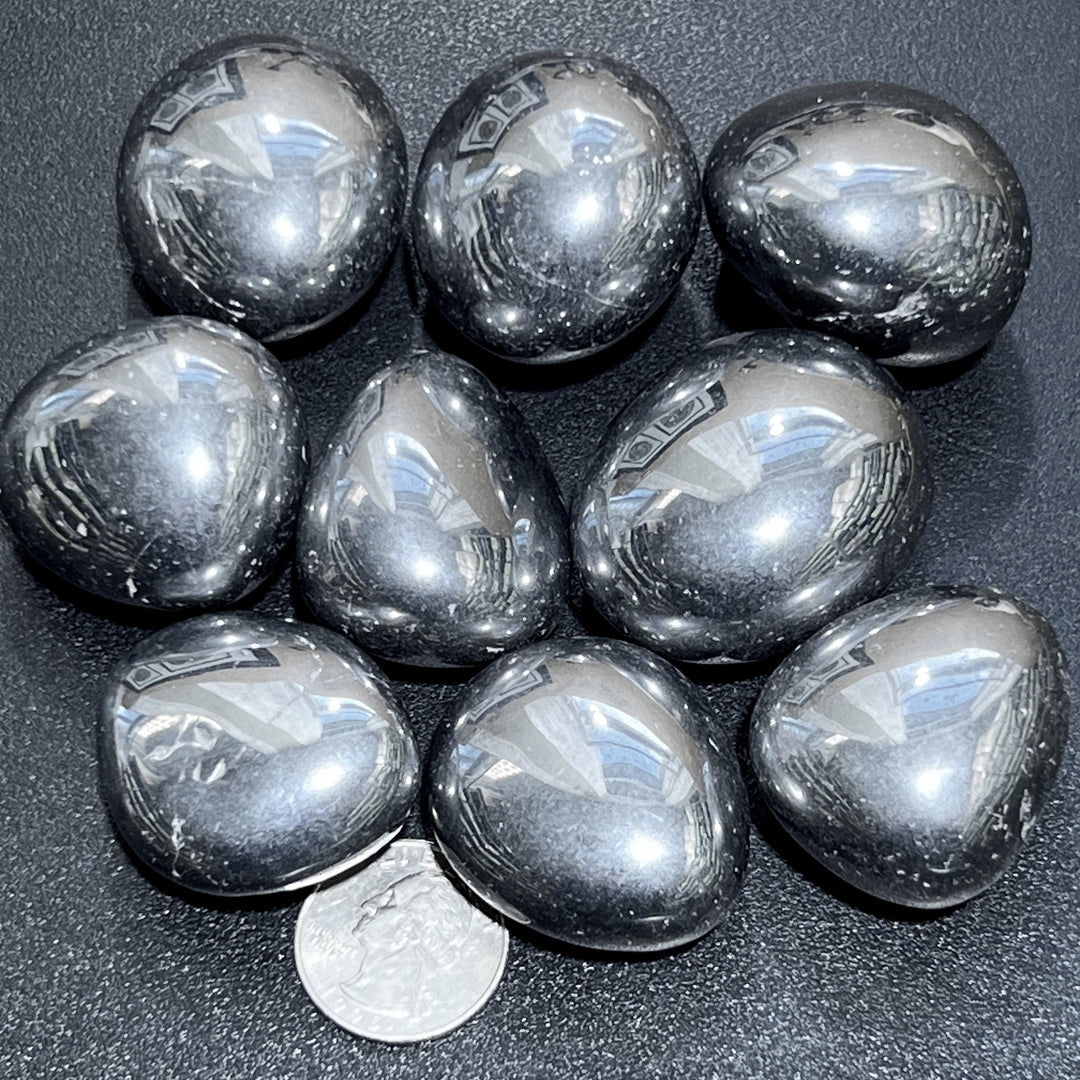 Silver Silicon Metaloid Terahertz Crystal Tumbled Stones (By The Piece Or Pound)
