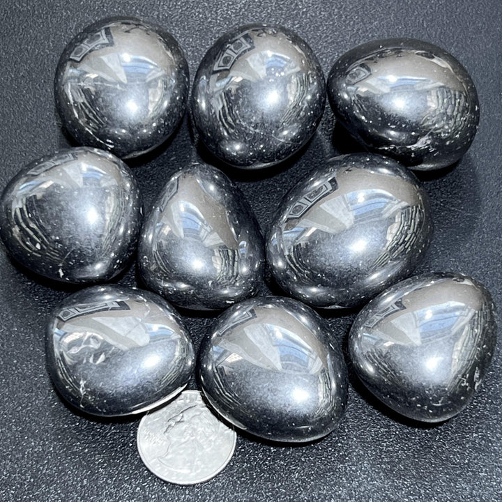 Silver Silicon Metaloid Terahertz Crystal Tumbled Stones (By The Piece Or Pound)