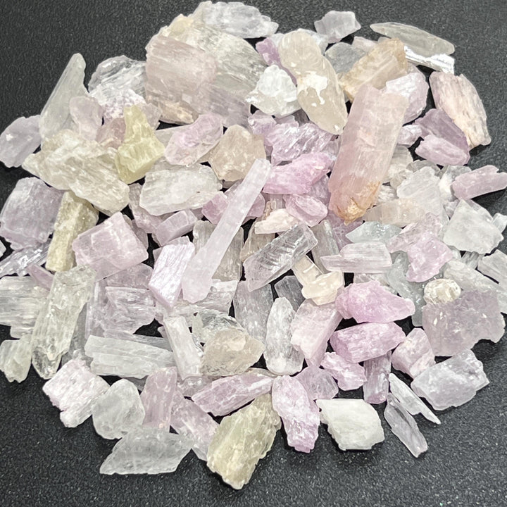 Kunzite Rough Raw Crystals (By The Piece Or Pound)(UV Reactive)