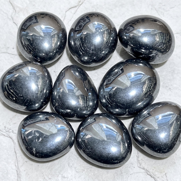 Silver Silicon Metaloid Terahertz Crystal Tumbled Stones (By The Piece Or Pound)
