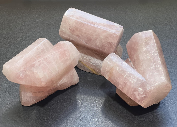 Pink Rose Quartz Crystal Art Carving