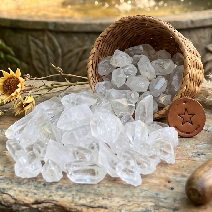 Rough Raw Clear Quartz Crystals (By The Piece or Pound)