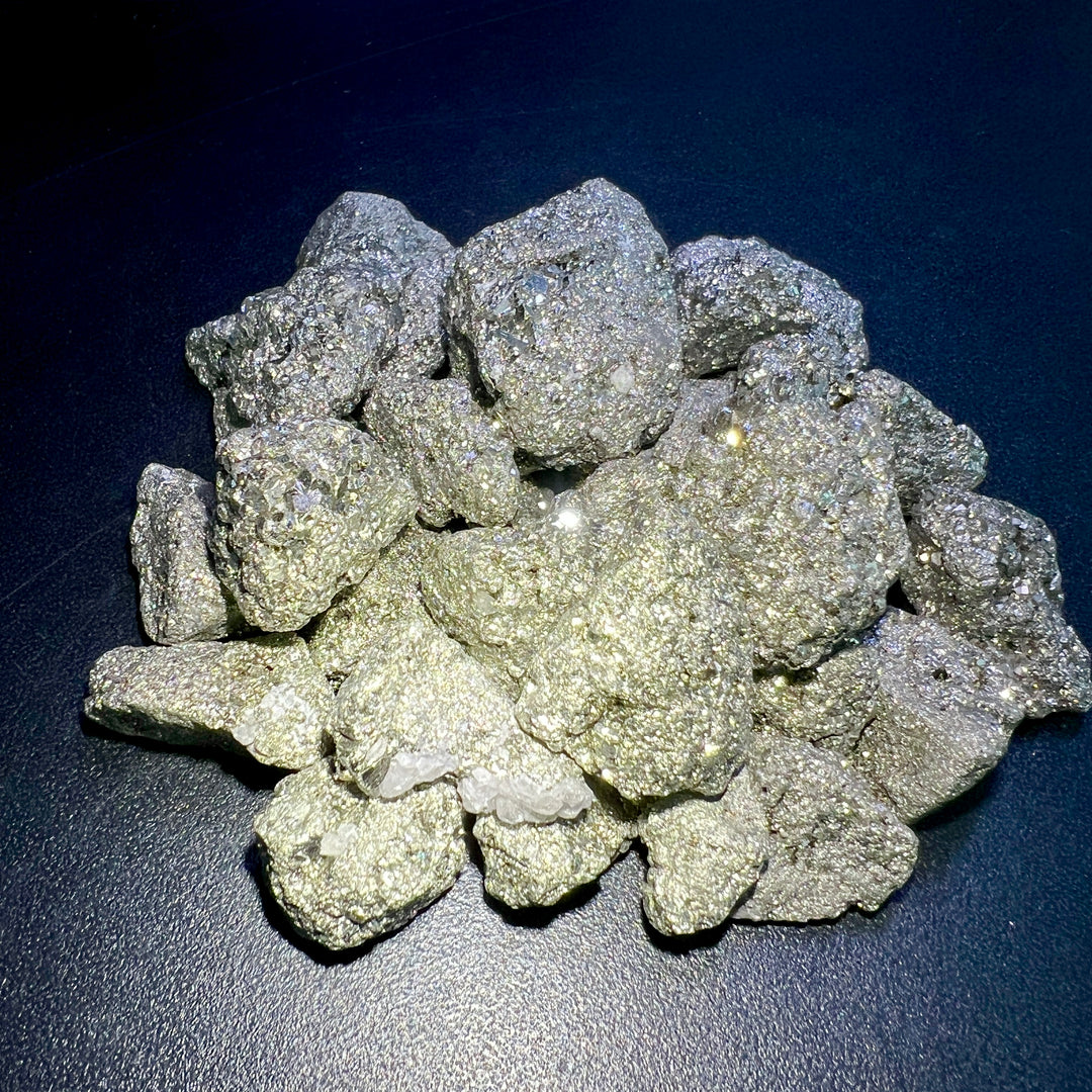 Iron Pyrite Rough (1 Kilo)(2.2 LBs) Wholesale Bulk Lot Raw Fools Gold Nugget Crystal Druzy Natural Gemstones