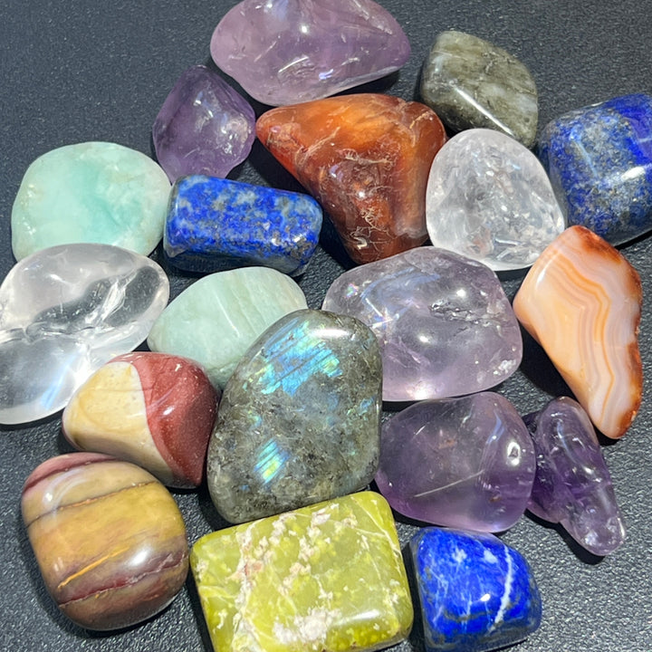 Assorted Tumbled Stones And Crystals Mix (By The Ounce or Pound)