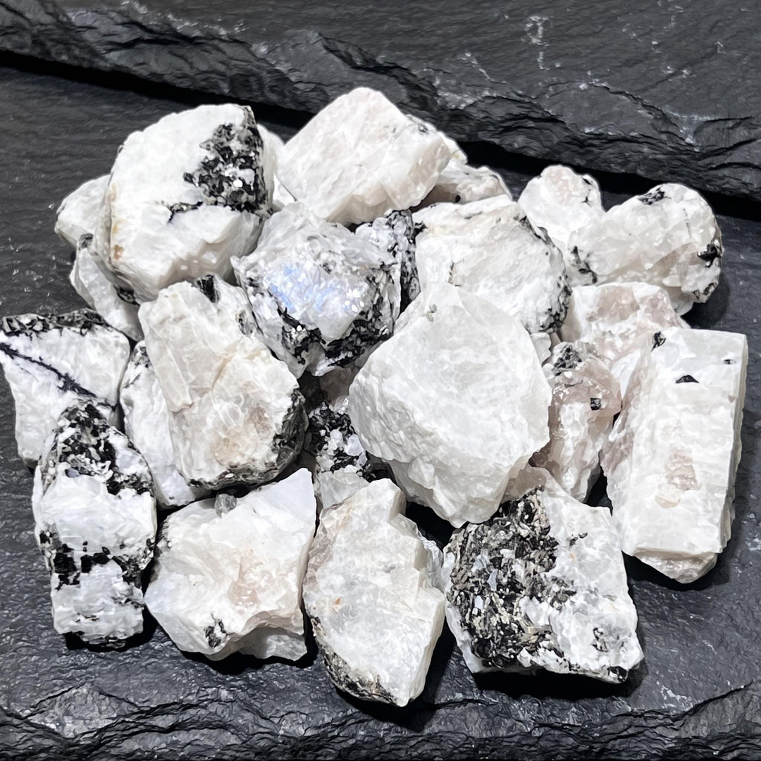 Rainbow Moonstone Rough Stones (By The Piece or Pound)