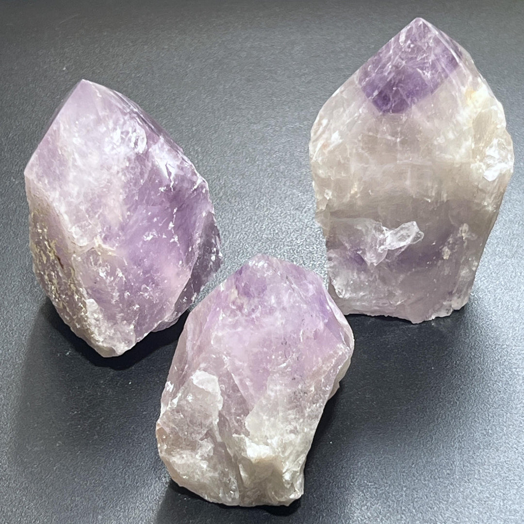 Amethyst Crystal Standing Tower Point Large Rough Carving