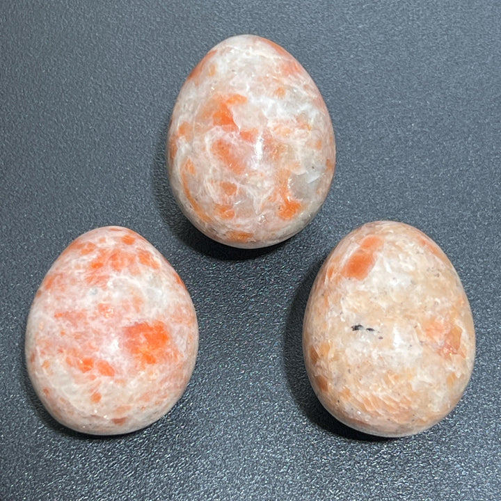 Sunstone Crystal Egg Polished Carving