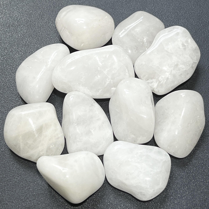 Large White Quartz Crystal Tumbled Stones (By The Piece or Pound)