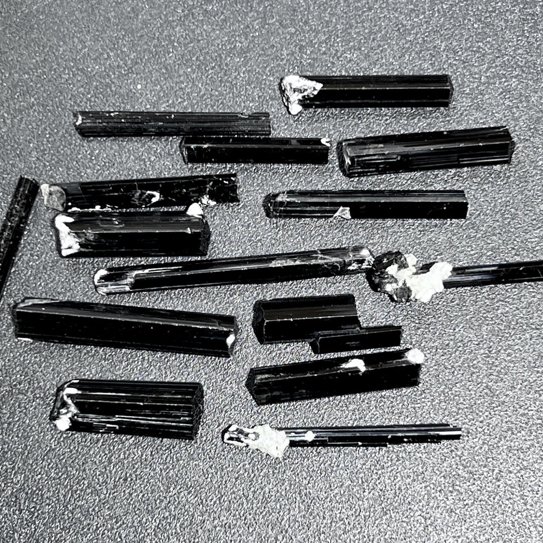 Extra Quality Trigonal Black Tourmaline Crystals (Select Your Size)