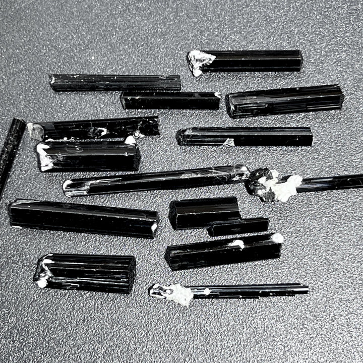 Extra Quality Trigonal Black Tourmaline Crystals (Select Your Size)