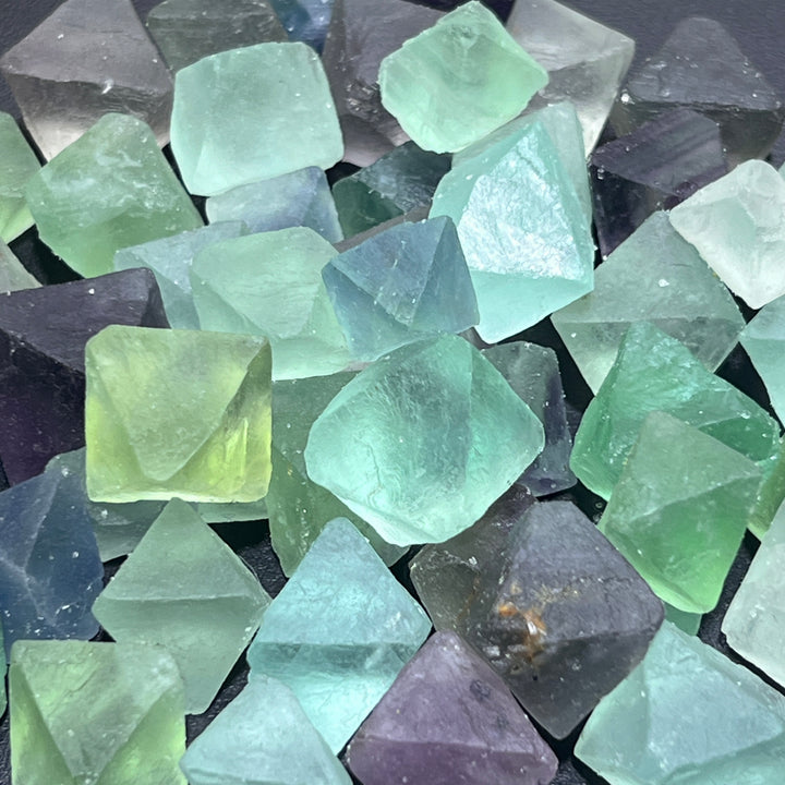 Fluorite Octahedron Crystals (1 LB) One Pound Bulk Wholesale Lot Rough Raw Natural