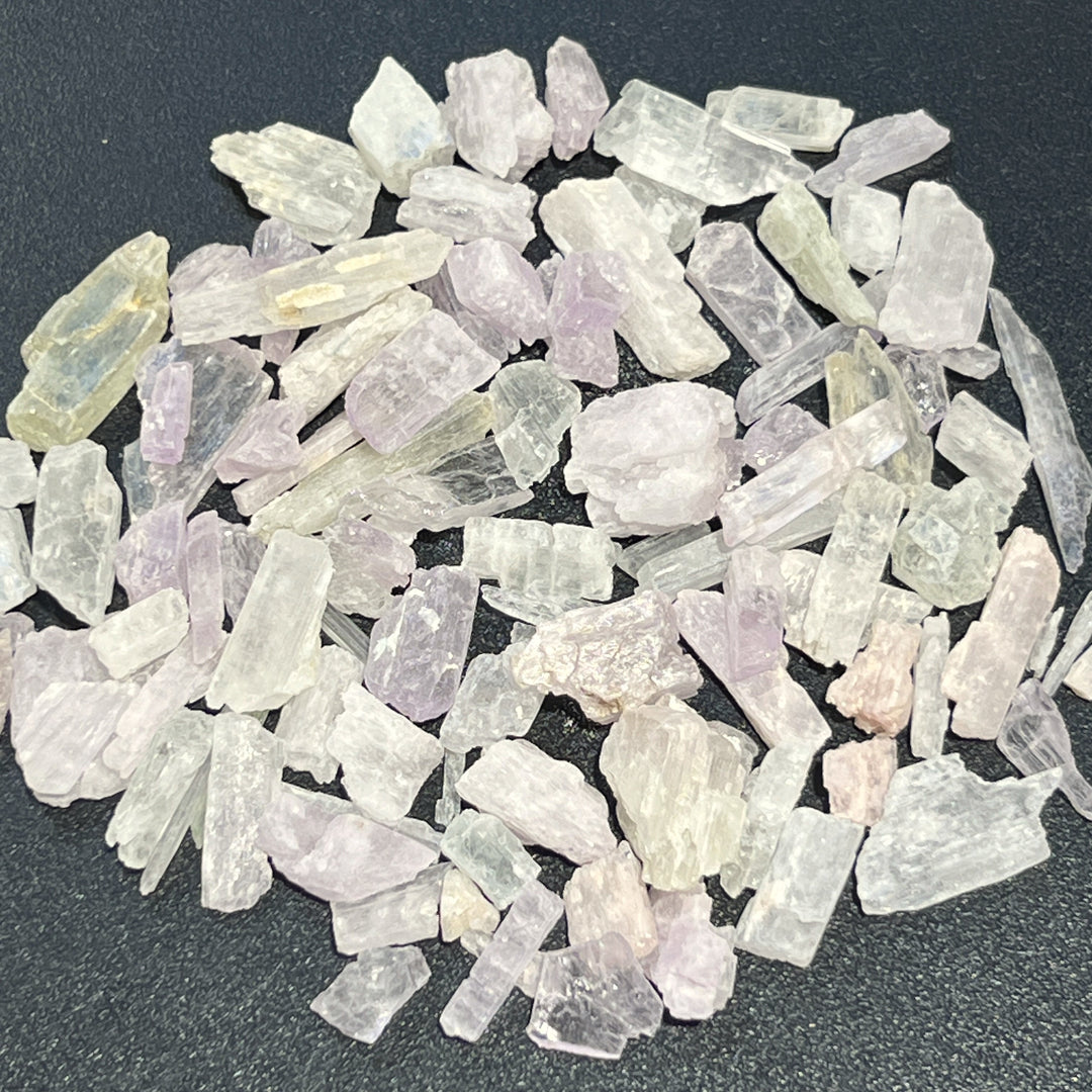 Kunzite Rough Raw Crystals (By The Ounce Or Pound)(UV Reactive)