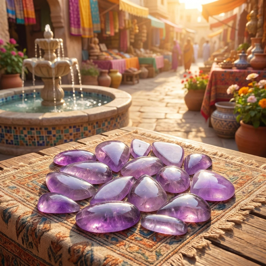 Amethyst Crystal Cabochons (By The Piece or Gram)
