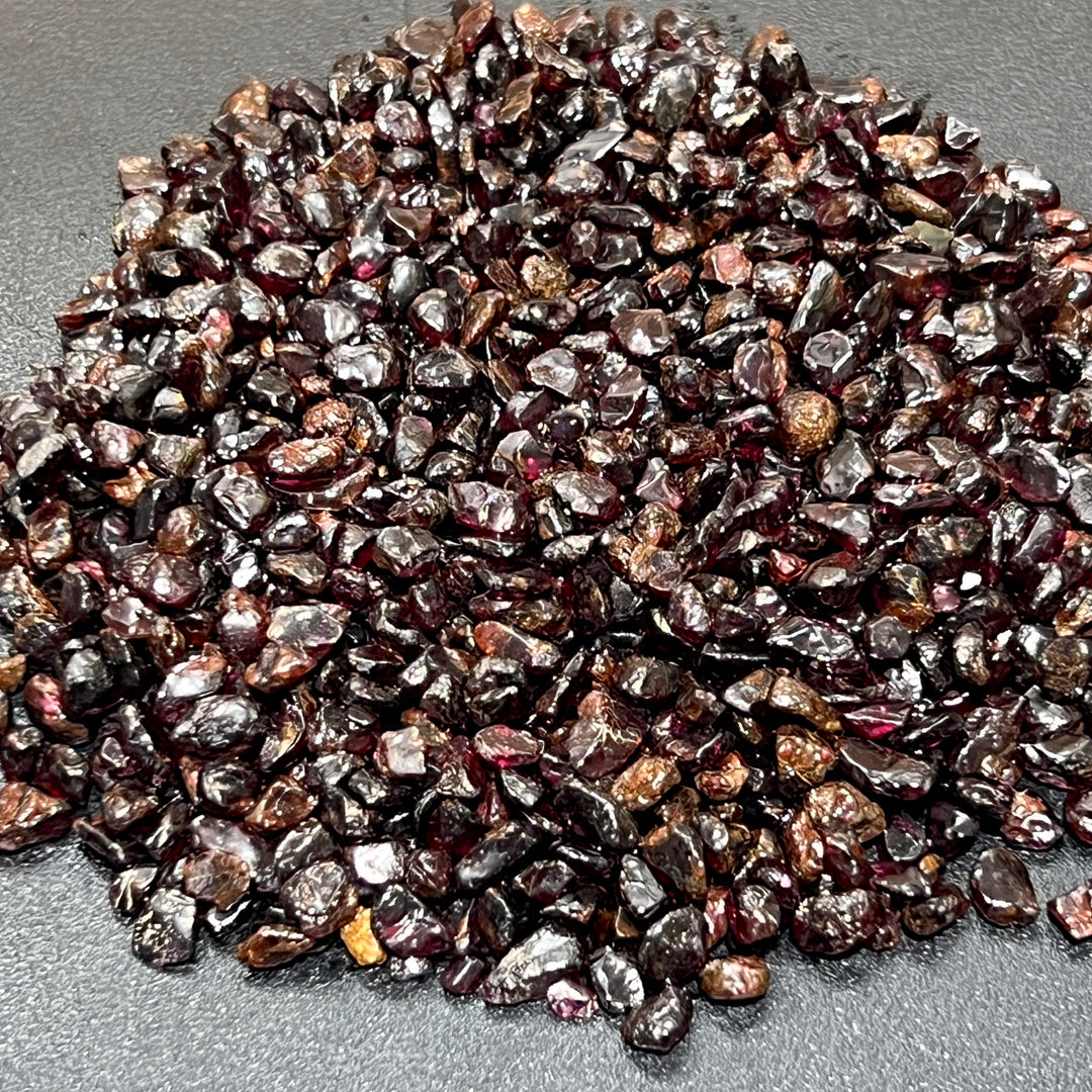 Red Garnet Tumbled Small Chips (1 LB) One Pound Bulk Wholesale Lot Tiny Raw Natural Gemstones