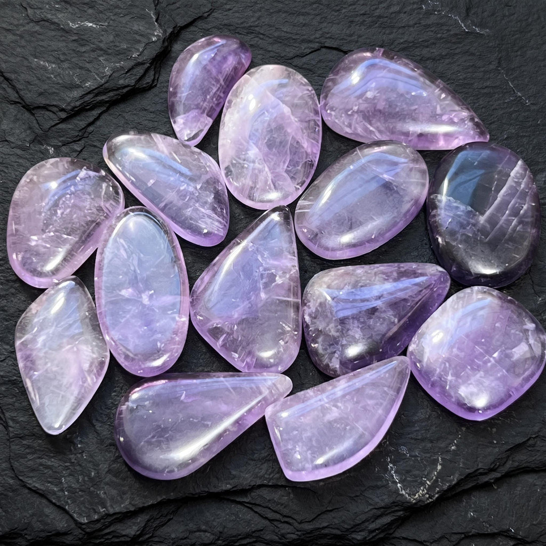 Purple Amethyst Crystal Cabochons (By The Piece or Gram)
