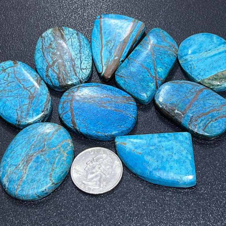 Azurite Cabochons (By The Piece or Gram)