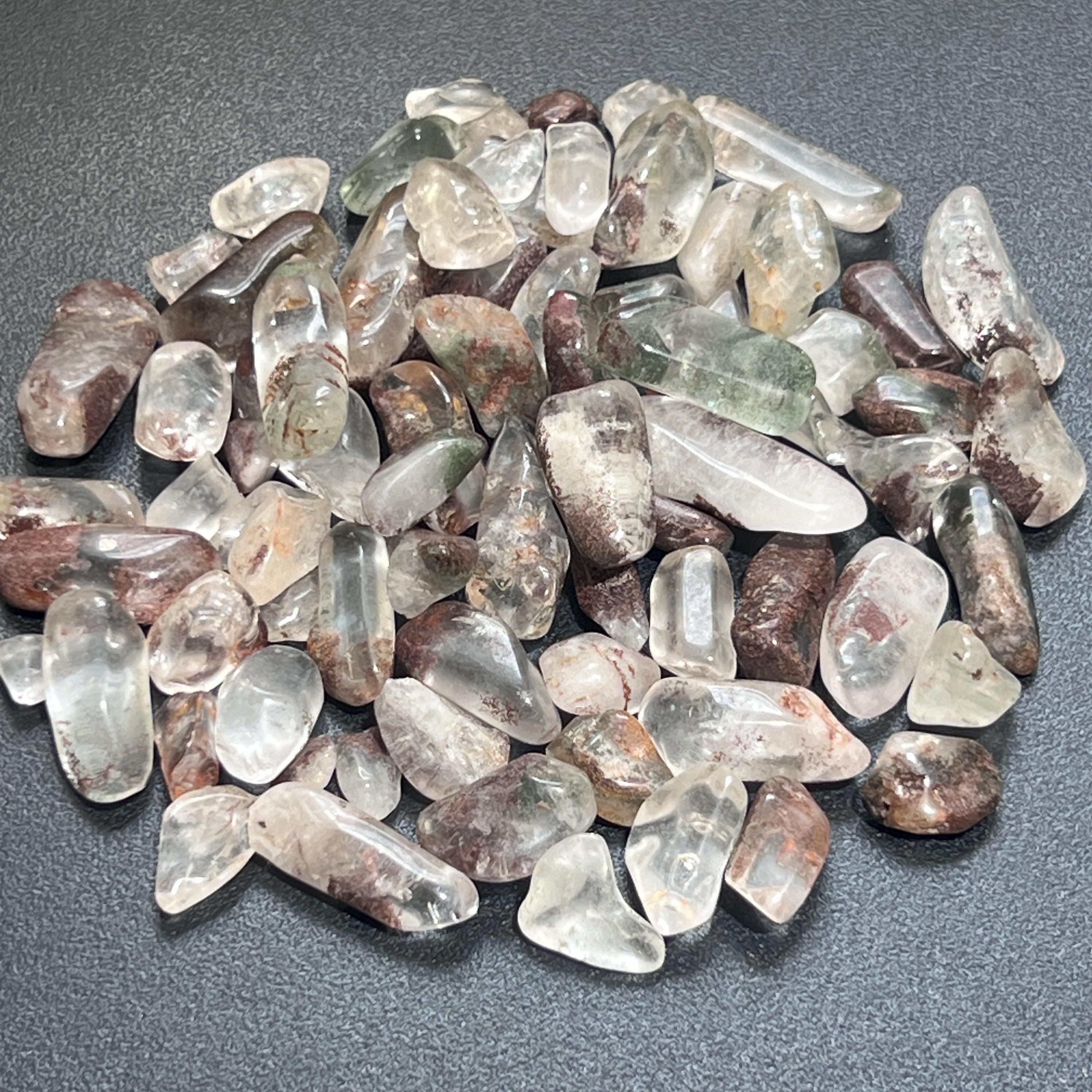 Garden Quartz Crystal (Mystical Lodolite) Small Tumbled Stones (By The ...