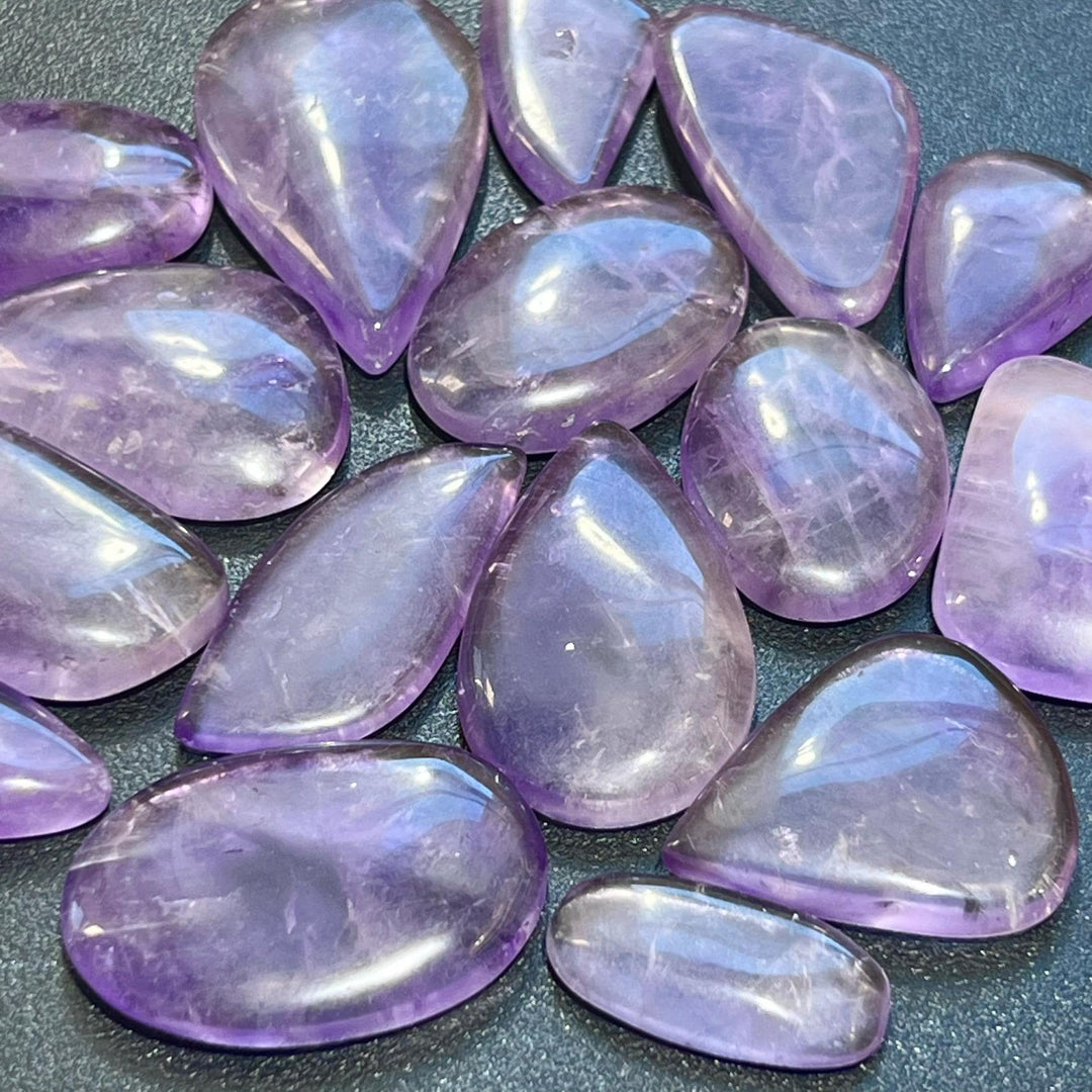 Amethyst Crystal Cabochons (By The Piece or Gram)