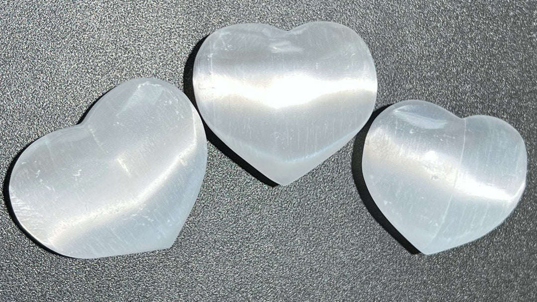 Selenite Crystal Puffy Heart Large Gemstone Healing Crystals And Stones