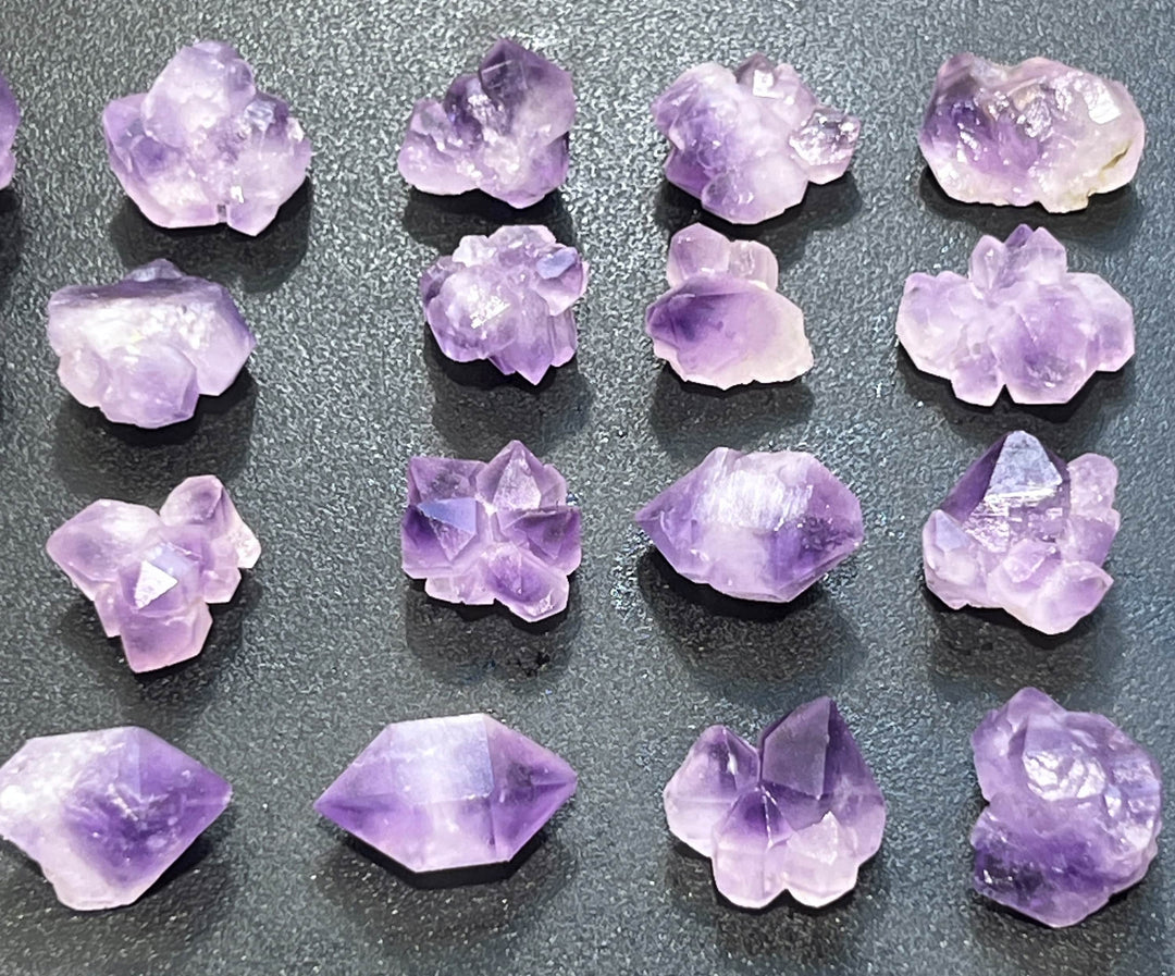 Amethyst Mini Crystal Clusters (1 LB) One Pound Bulk Wholesale Lot Raw Natural Gemstones Healing Crystals And Stones