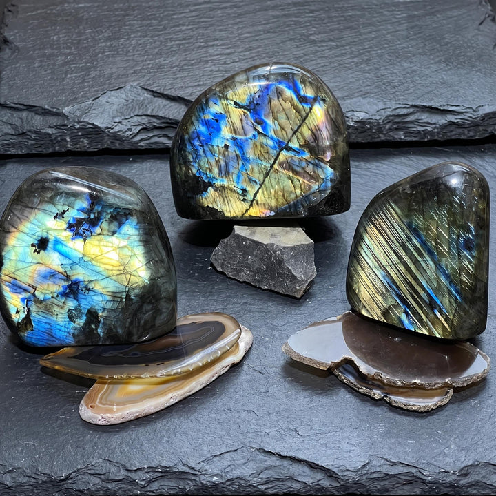 Labradorite Crystal Freeform Tower Polished Carving