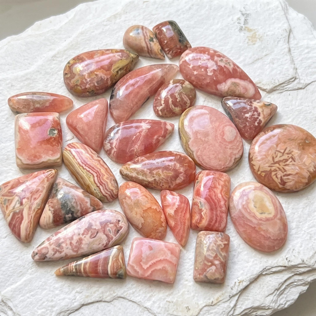 Rhodochrosite Cabochons (By The Piece or Gram)