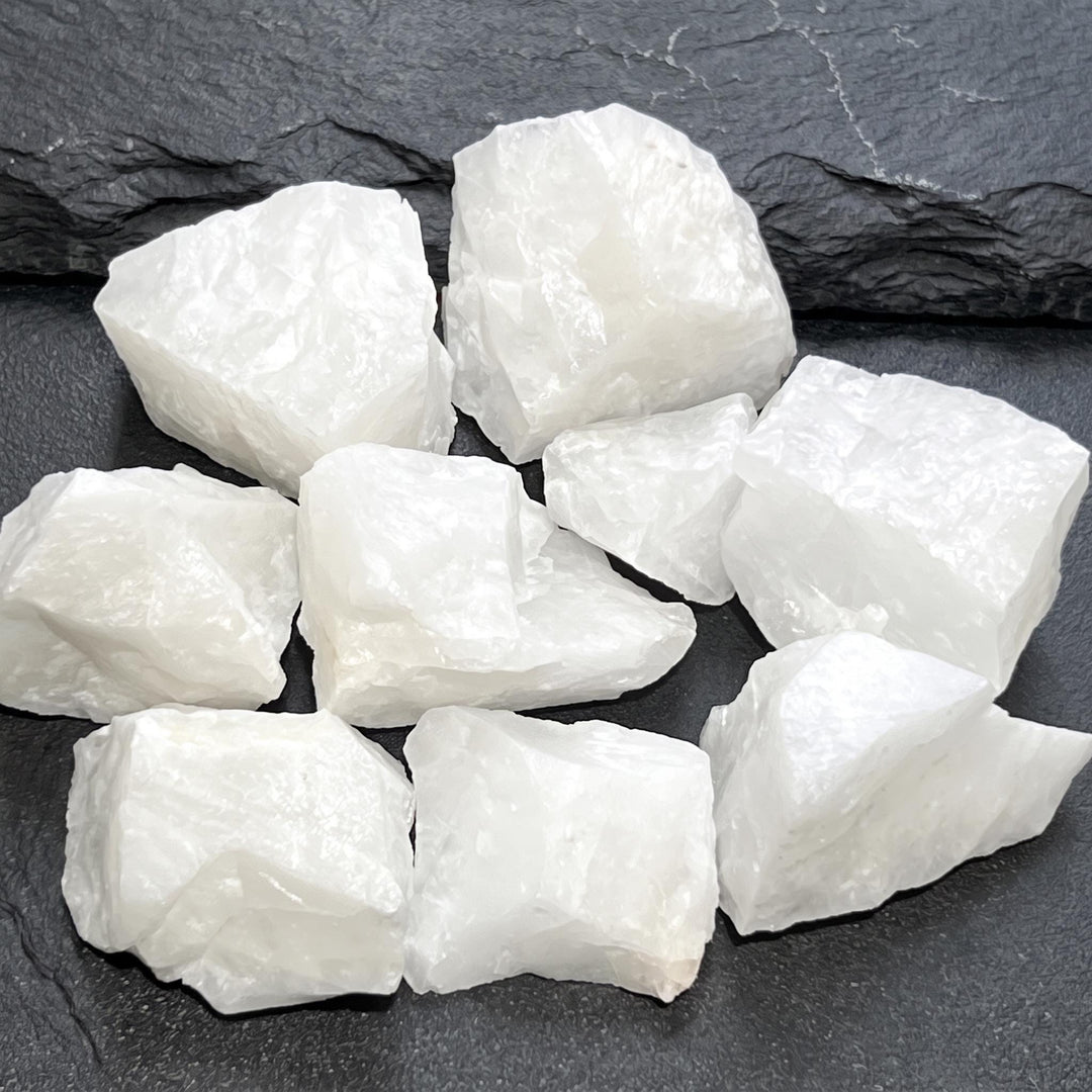White Dolomite Crystal Rough Raw Stones (By The Piece or Pound)